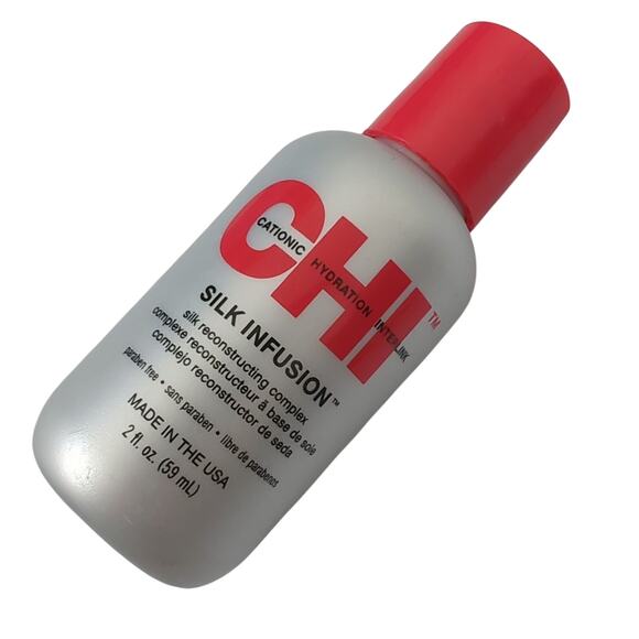 New Chi Silk Infusion Hair Straightener Soft Silky Smooth Bottle 2 Fl Oz Complex - Picture 1 of 2